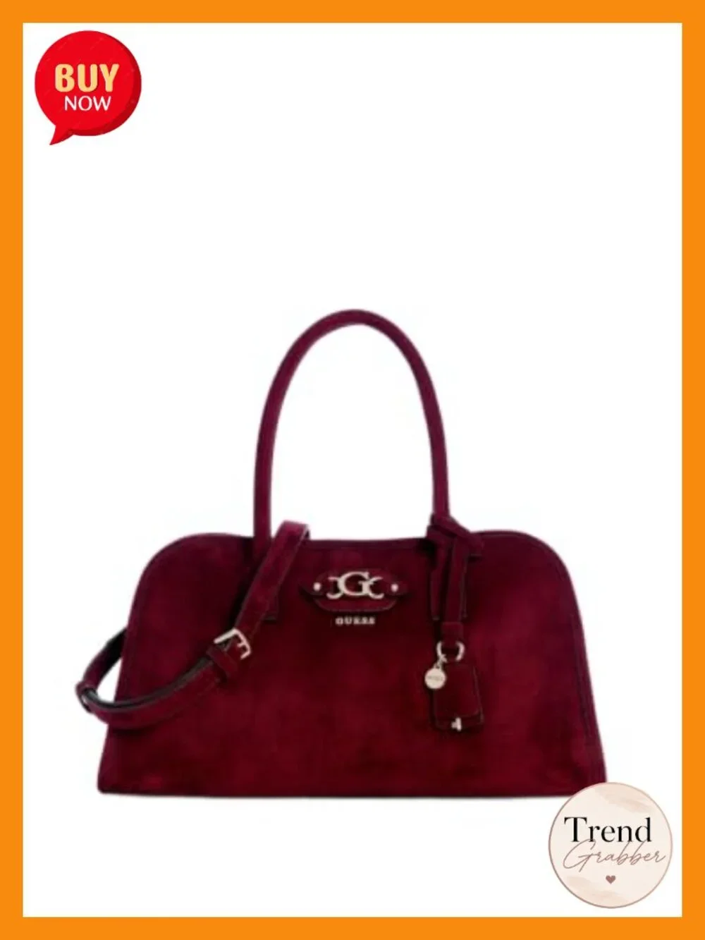 Faux Suede Satchel Top Handle Adjustable Crossbody Bag Everyday Purse